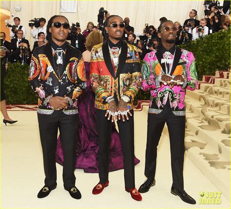 Migos at Met Gala 2018 .